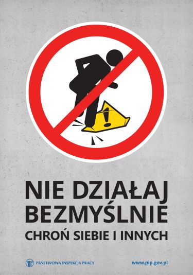 Marcin Niesporek Nie działaj bezmyślnie chroń siebie i innych
