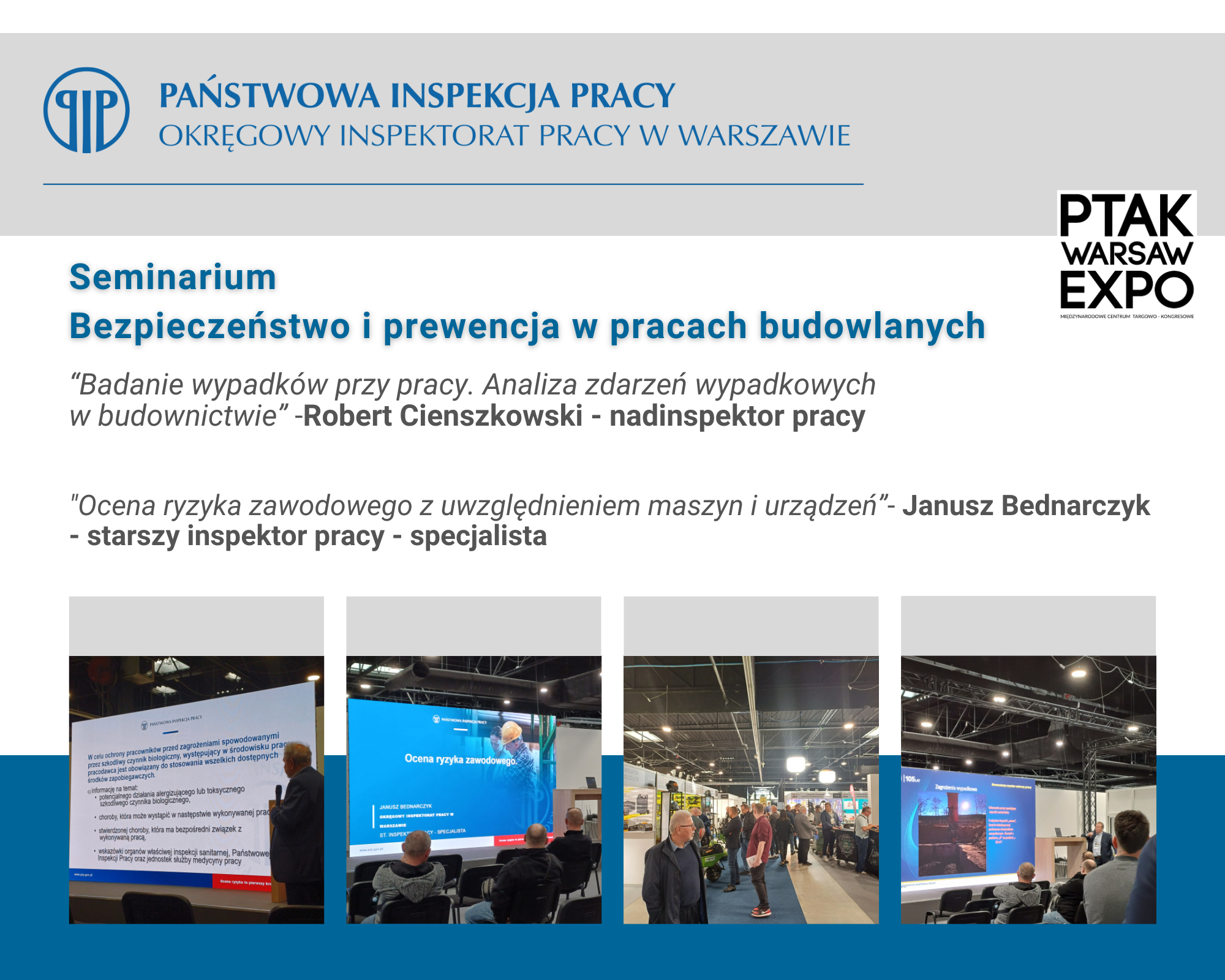 seminarium „Bezpieczeństwo i prewencja w pracach budowlanych”